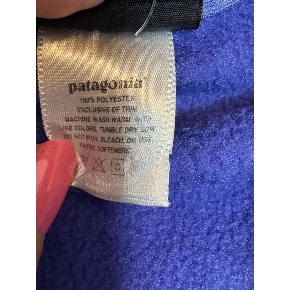 Patagonia Capilene Womens Small Quarter-Zip Fleece Pullover Purple Lightweight D - Picture 4 of 5